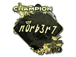 Sticker | n0rb3r7 (Gold, Champion) | Rio 2022 image