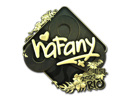 Sticker | nafany (Gold) | Rio 2022 image