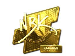 Sticker | NBK- (Gold) | Atlanta 2017 image