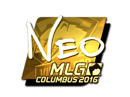 Sticker | NEO (Gold) | MLG Columbus 2016 image