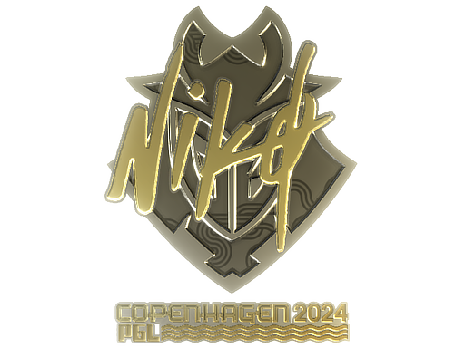 Sticker | NiKo (Gold) | Copenhagen 2024 image
