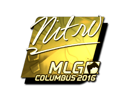 Sticker | nitr0 (Gold) | MLG Columbus 2016 image