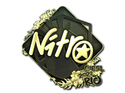 Sticker | nitr0 (Gold) | Rio 2022 image