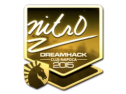 Sticker | nitr0 (Gold) | Cluj-Napoca 2015 image