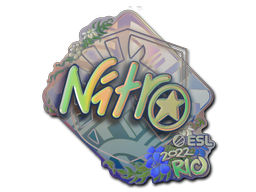 Sticker | nitr0 (Holo) | Rio 2022 image