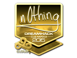 Sticker | n0thing (Gold) | Cluj-Napoca 2015 image
