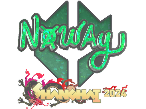 Sticker | noway (Glitter) | Shanghai 2024 image