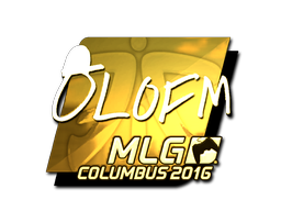 Sticker | olofmeister (Gold) | MLG Columbus 2016 image