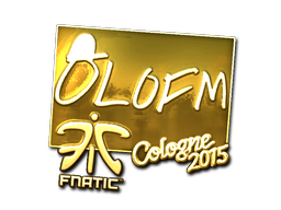 Sticker | olofmeister (Gold) | Cologne 2015 image