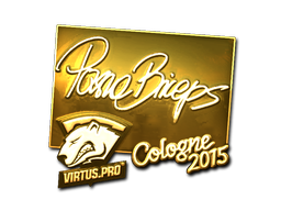 Sticker | pashaBiceps (Gold) | Cologne 2015 image