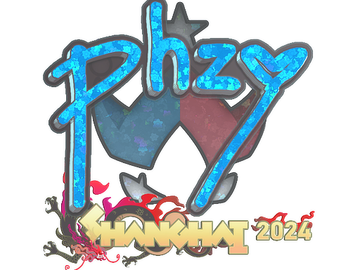 Sticker | phzy (Glitter) | Shanghai 2024 image