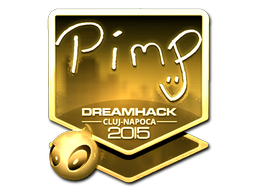 Sticker | Pimp (Gold) | Cluj-Napoca 2015 image