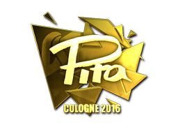 Sticker | pita (Gold) | Cologne 2016 image