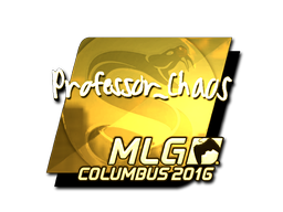 Sticker | Professor_Chaos (Gold) | MLG Columbus 2016 image