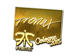Sticker | pronax (Gold) | Cologne 2015 image