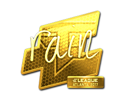 Sticker | rain (Gold) | Atlanta 2017 image