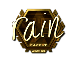 rain (Gold) | London 2018 image