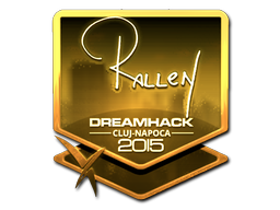 Sticker | rallen (Gold) | Cluj-Napoca 2015 image