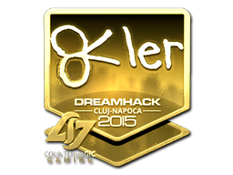 Sticker | reltuC (Gold) | Cluj-Napoca 2015 image