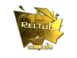 Sticker | reltuC (Gold) | Cologne 2016 image