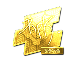 Sticker | RpK (Gold) | Atlanta 2017 image