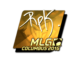 Sticker | RpK (Gold) | MLG Columbus 2016 image