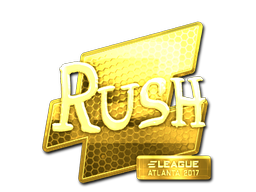 Sticker | RUSH (Gold) | Atlanta 2017 image