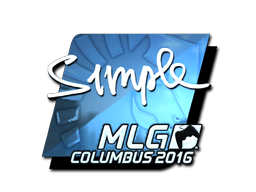 s1mple (Foil) | MLG Columbus 2016 image