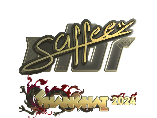 Sticker | saffee (Gold) | Shanghai 2024 image