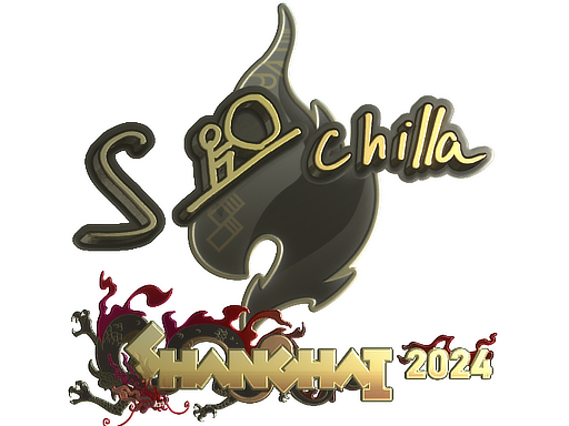Sticker | s-chilla (Gold) | Shanghai 2024 image