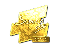 Sticker | ScreaM (Gold) | Atlanta 2017 image