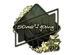 Sticker | sdy (Gold) | Rio 2022 image