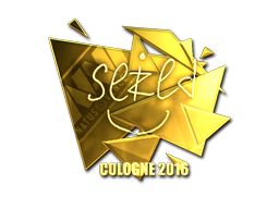 Sticker | seized (Gold) | Cologne 2016 image