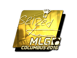 Sticker | seized (Gold) | MLG Columbus 2016 image