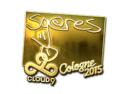 Sticker | seang@res (Gold) | Cologne 2015 image
