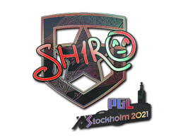 Sticker | sh1ro (Holo) | Stockholm 2021 image