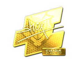 Sticker | shox (Gold) | Atlanta 2017 image
