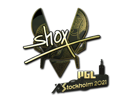 Sticker | shox (Gold) | Stockholm 2021 image