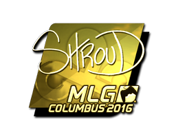 Sticker | shroud (Gold) | MLG Columbus 2016 image