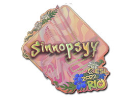 Sticker | sinnopsyy (Holo) | Rio 2022 image