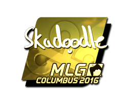 Sticker | Skadoodle (Gold) | MLG Columbus 2016 image