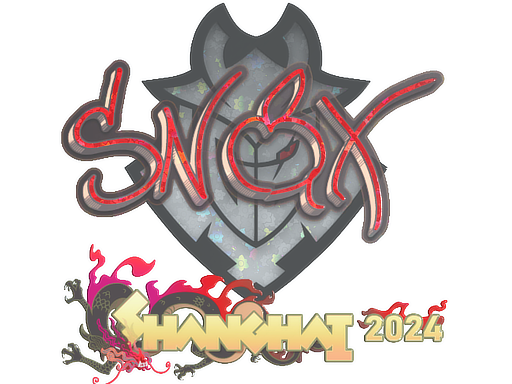 Sticker | Snax (Glitter) | Shanghai 2024 image
