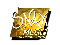 Sticker | Snax (Gold) | MLG Columbus 2016 image