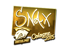 Sticker | Snax (Gold) | Cologne 2015 image