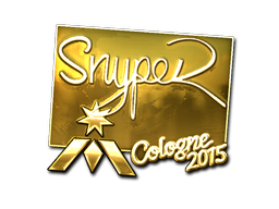 Sticker | SnypeR (Gold) | Cologne 2015 image