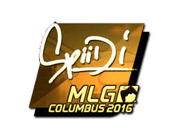 Sticker | Spiidi (Gold) | MLG Columbus 2016 image
