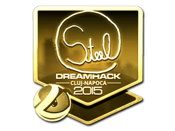 Sticker | steel (Gold) | Cluj-Napoca 2015 image