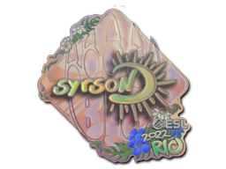 Sticker | syrsoN (Holo) | Rio 2022 image