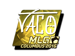 Sticker | TACO (Gold) | MLG Columbus 2016 image