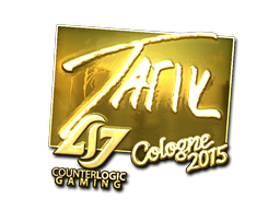 Sticker | tarik (Gold) | Cologne 2015 image